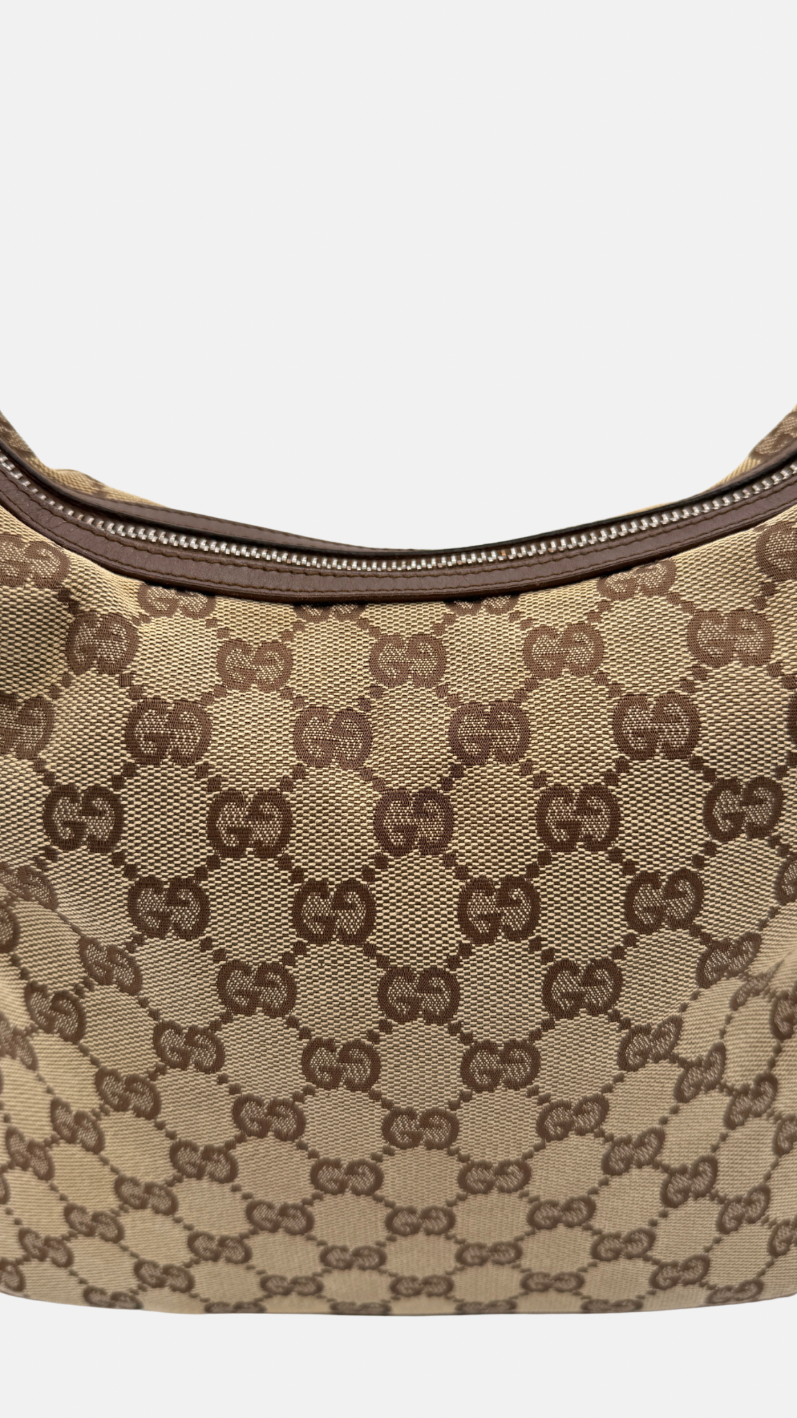 GUCCI GG CANVAS HOBO BAG