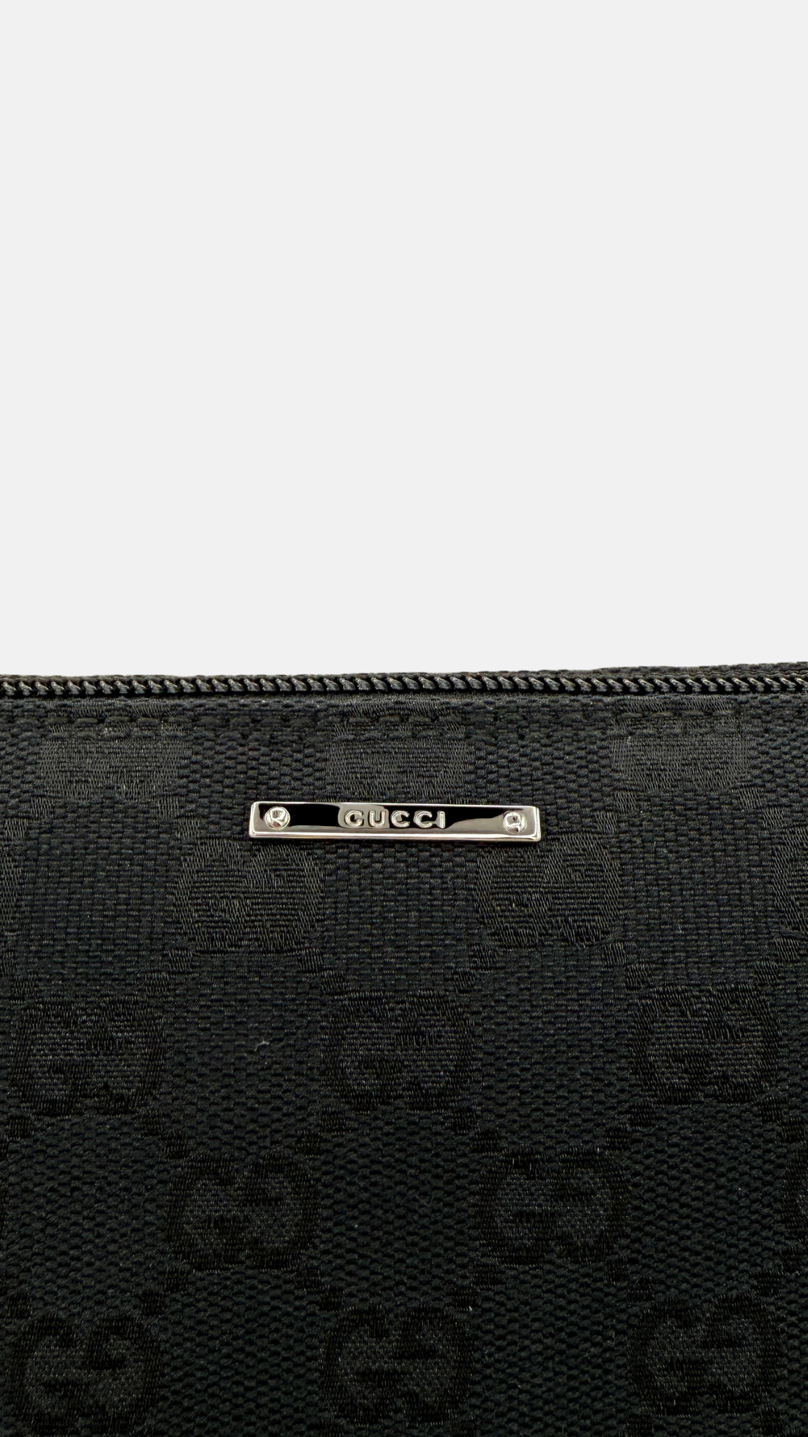 GUCCI MONOGRAM BOAT POCHETTE