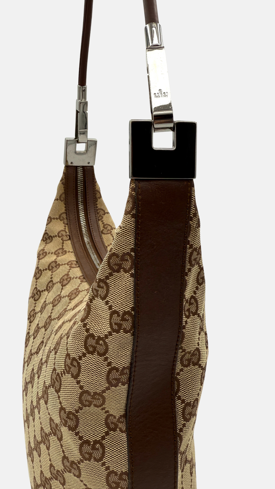 GUCCI GG CANVAS HOBO BAG