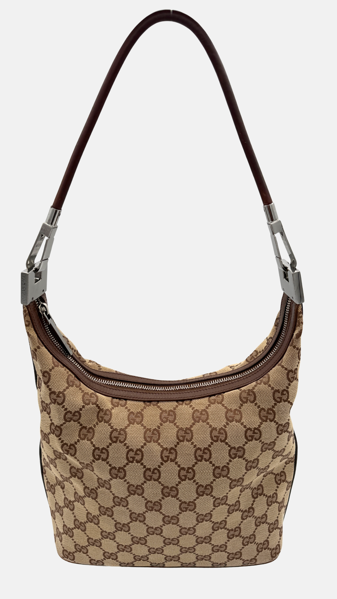 GUCCI GG CANVAS HOBO BAG
