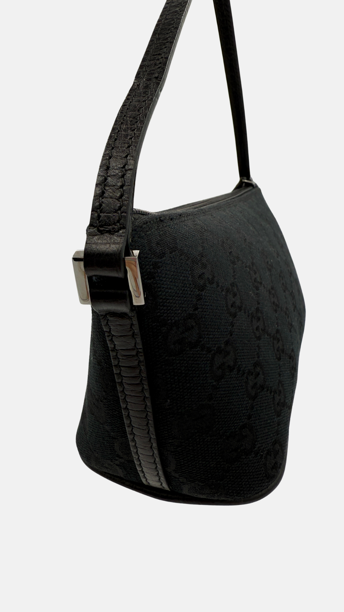 GUCCI MONOGRAM BOAT POCHETTE