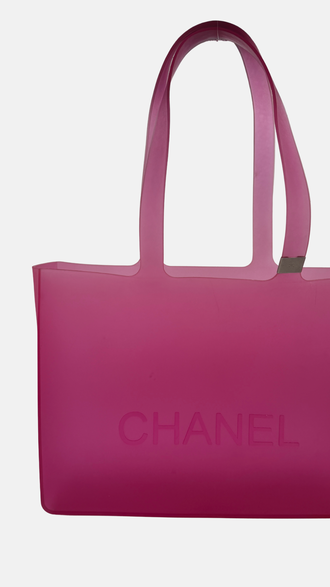 CHANEL RUBBER TOTE BAG