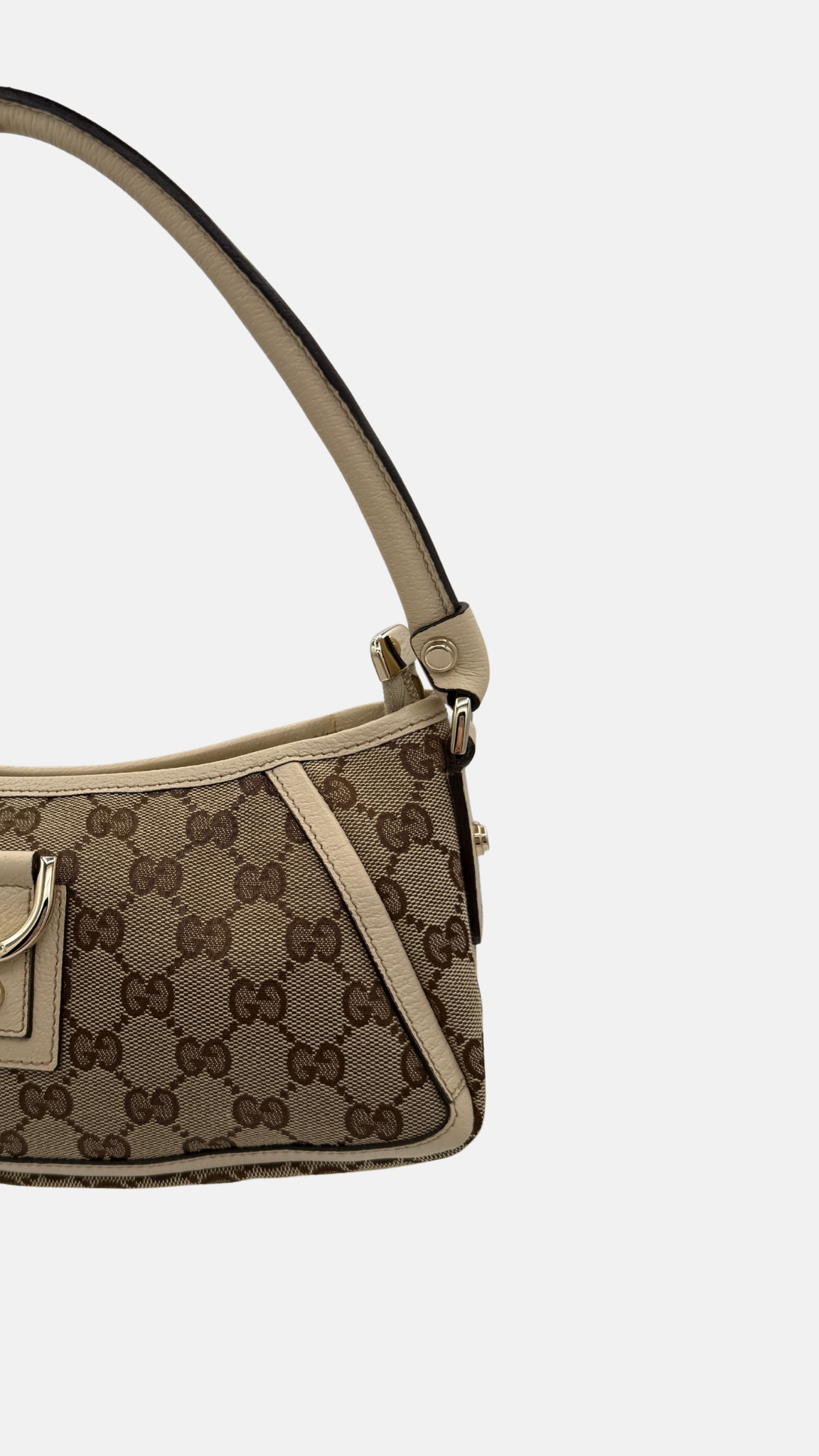 GUCCI MONOGRAM CANVAS POCHETTE