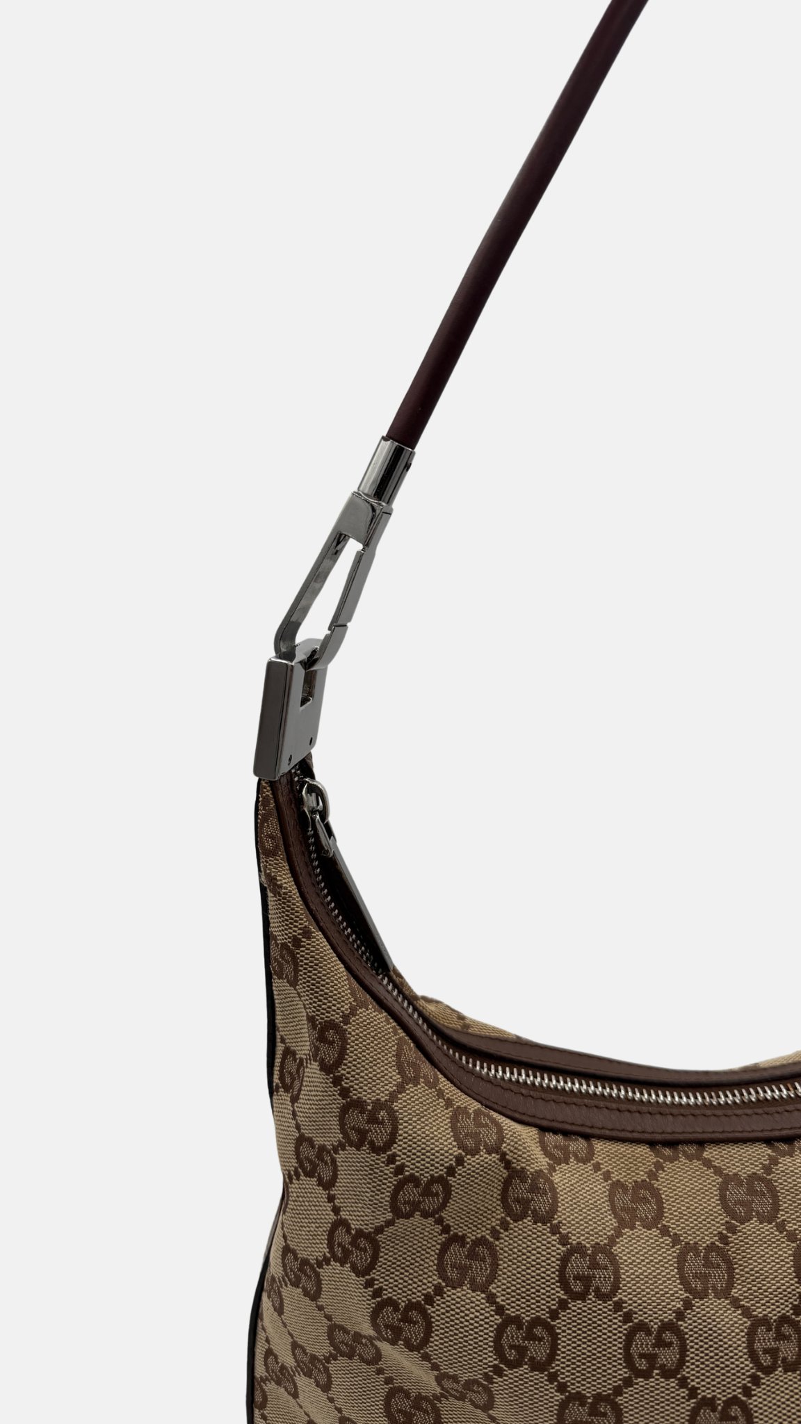 GUCCI GG CANVAS HOBO BAG