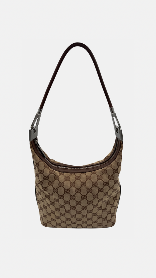 GUCCI GG CANVAS HOBO BAG