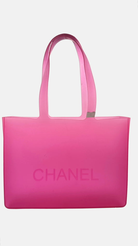 CHANEL RUBBER TOTE BAG
