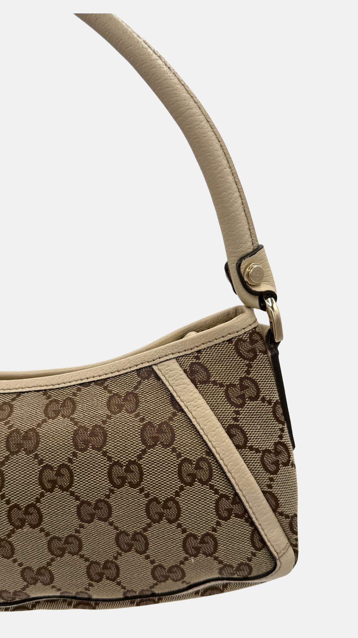 GUCCI MONOGRAM CANVAS POCHETTE