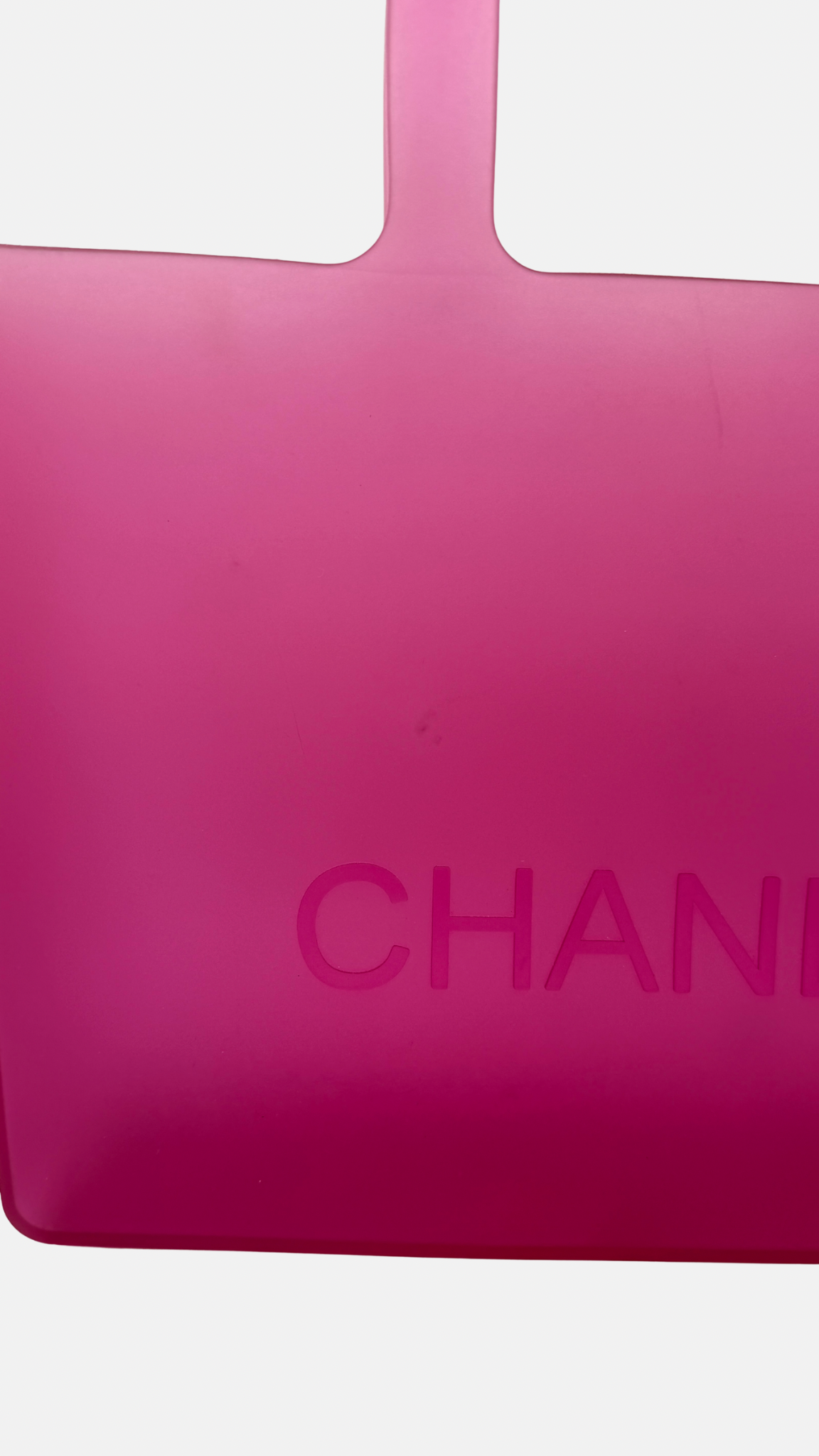 CHANEL RUBBER TOTE BAG
