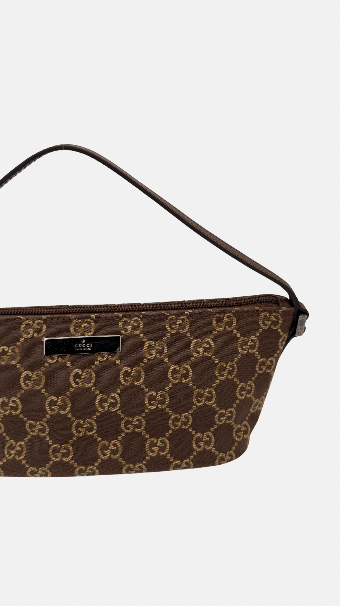 GUCCI MONOGRAM CANVAS POCHETTE