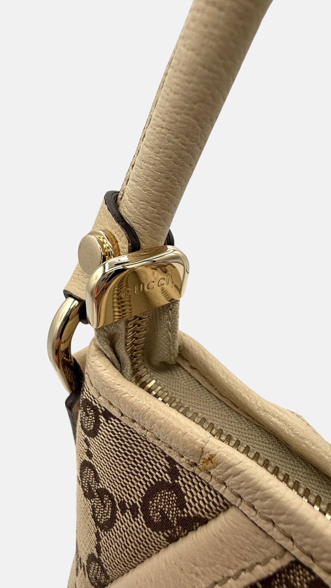 GUCCI MONOGRAM CANVAS POCHETTE