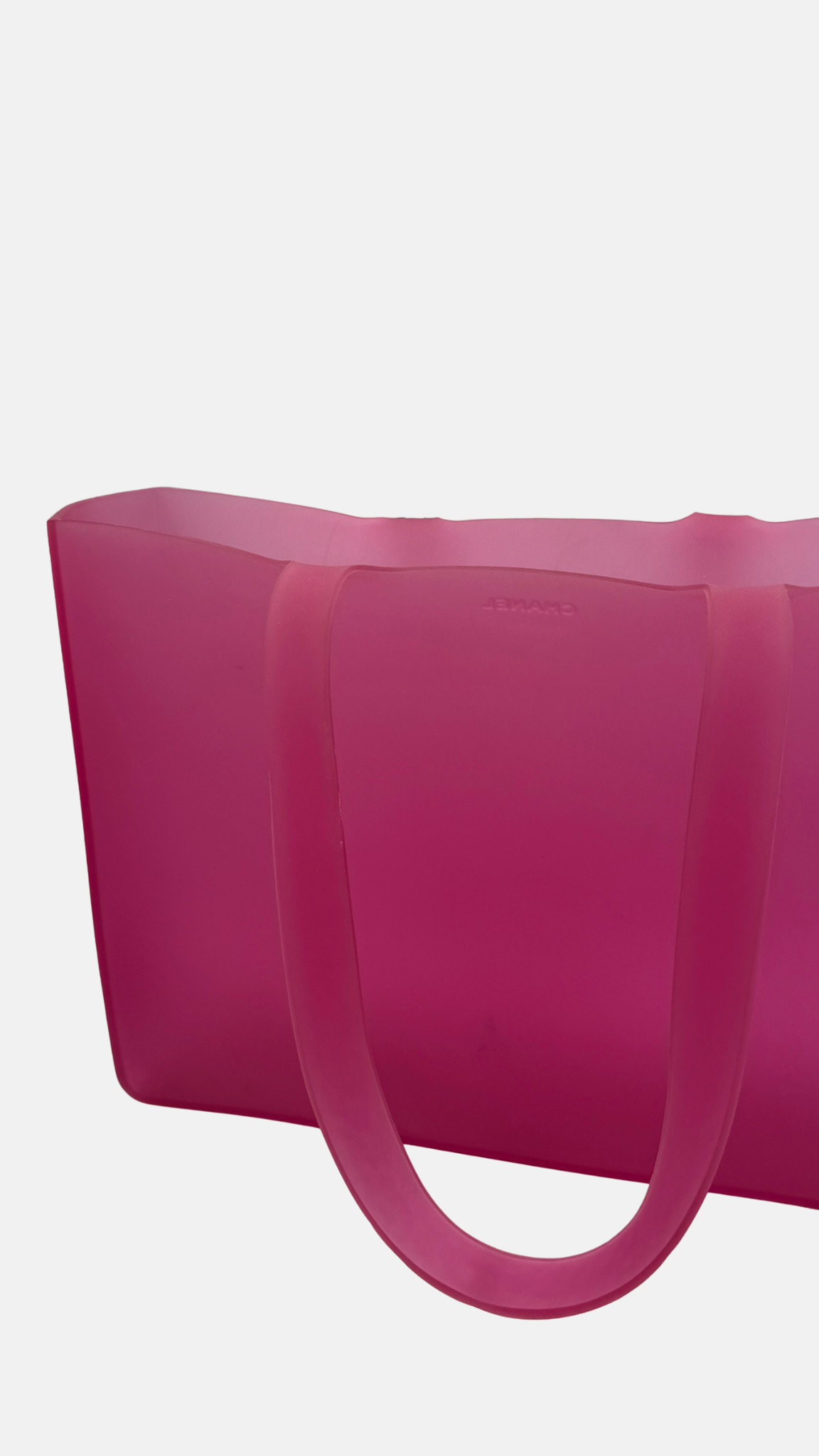 CHANEL RUBBER TOTE BAG