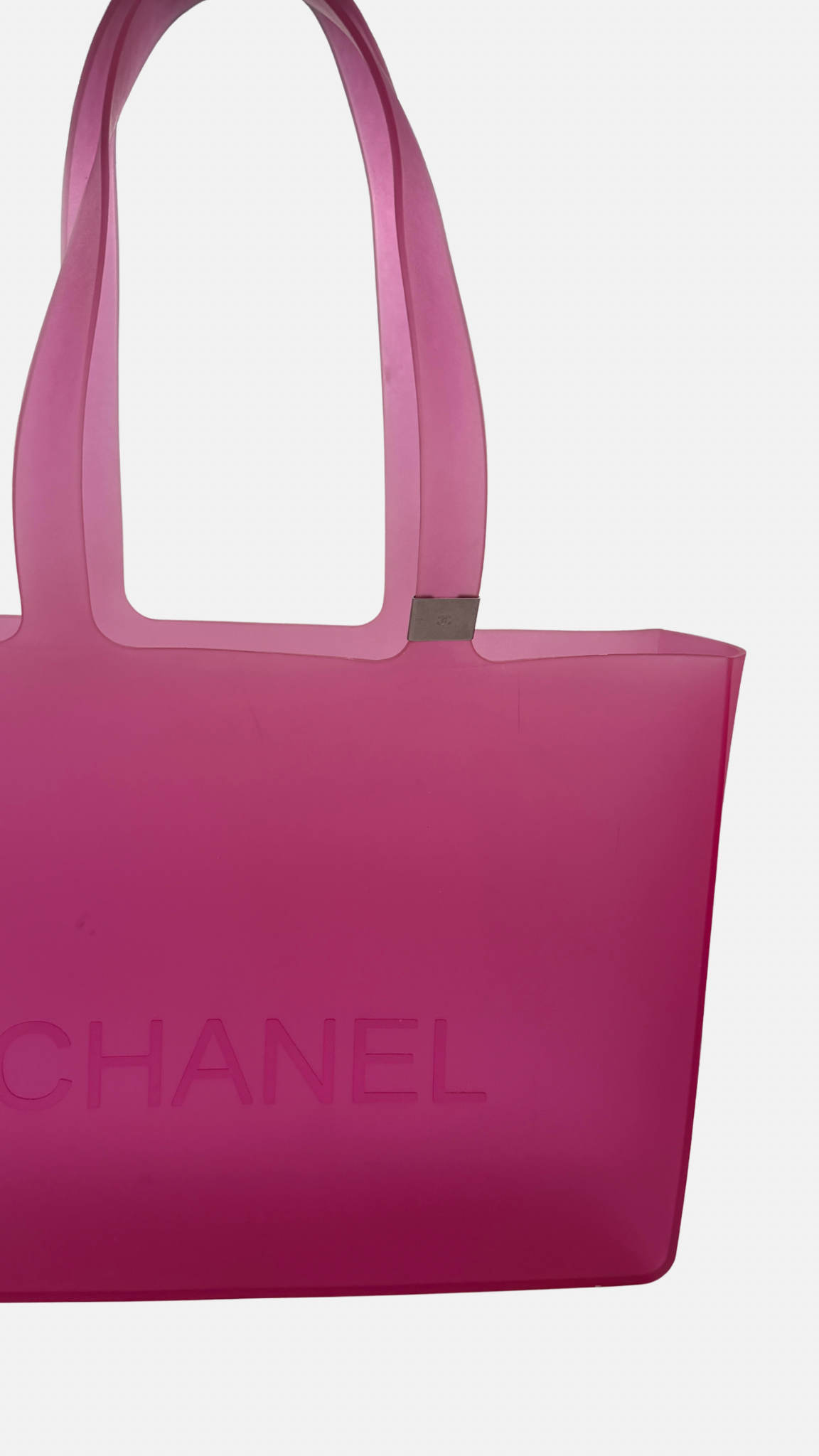 CHANEL RUBBER TOTE BAG