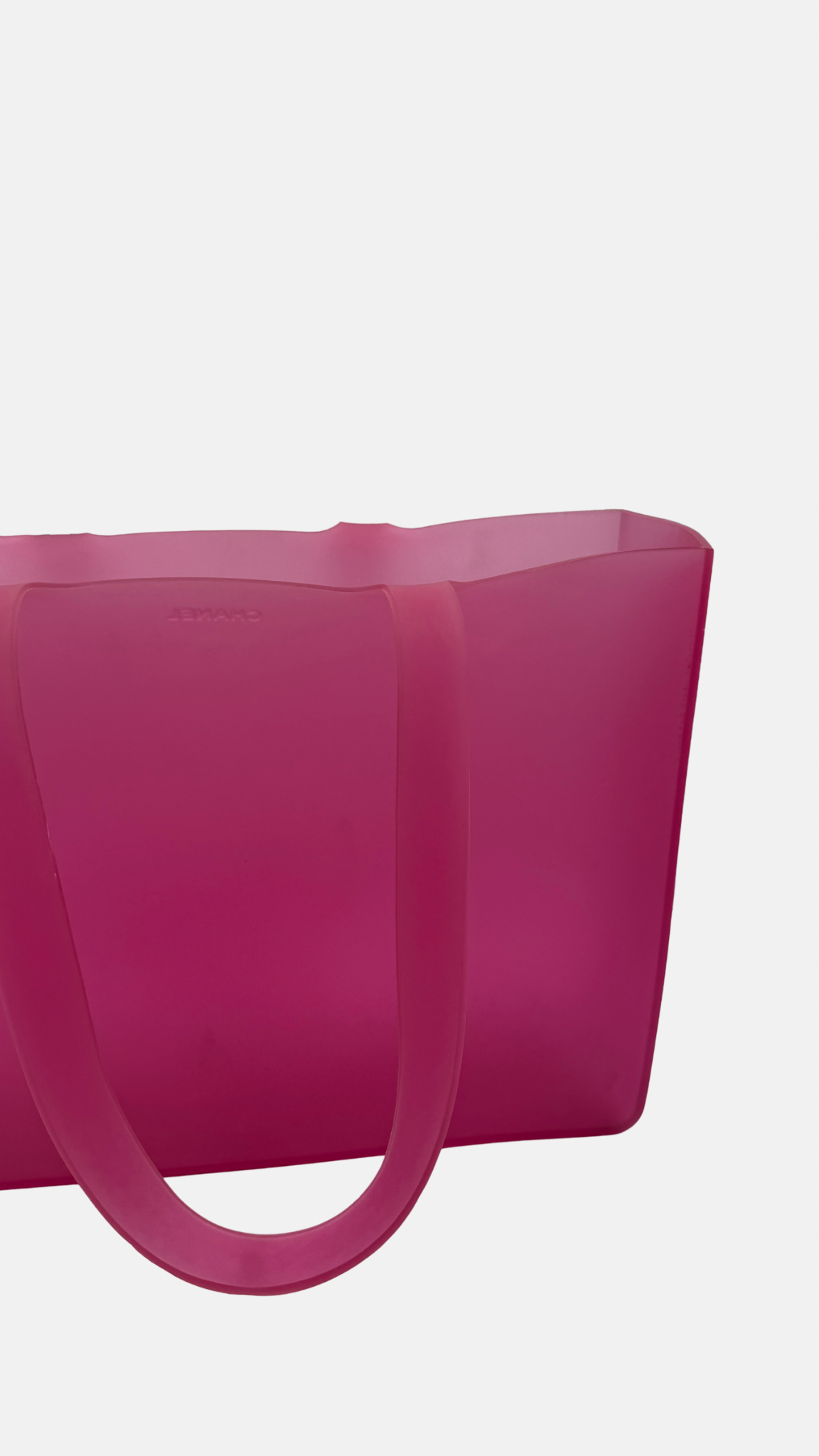 CHANEL RUBBER TOTE BAG