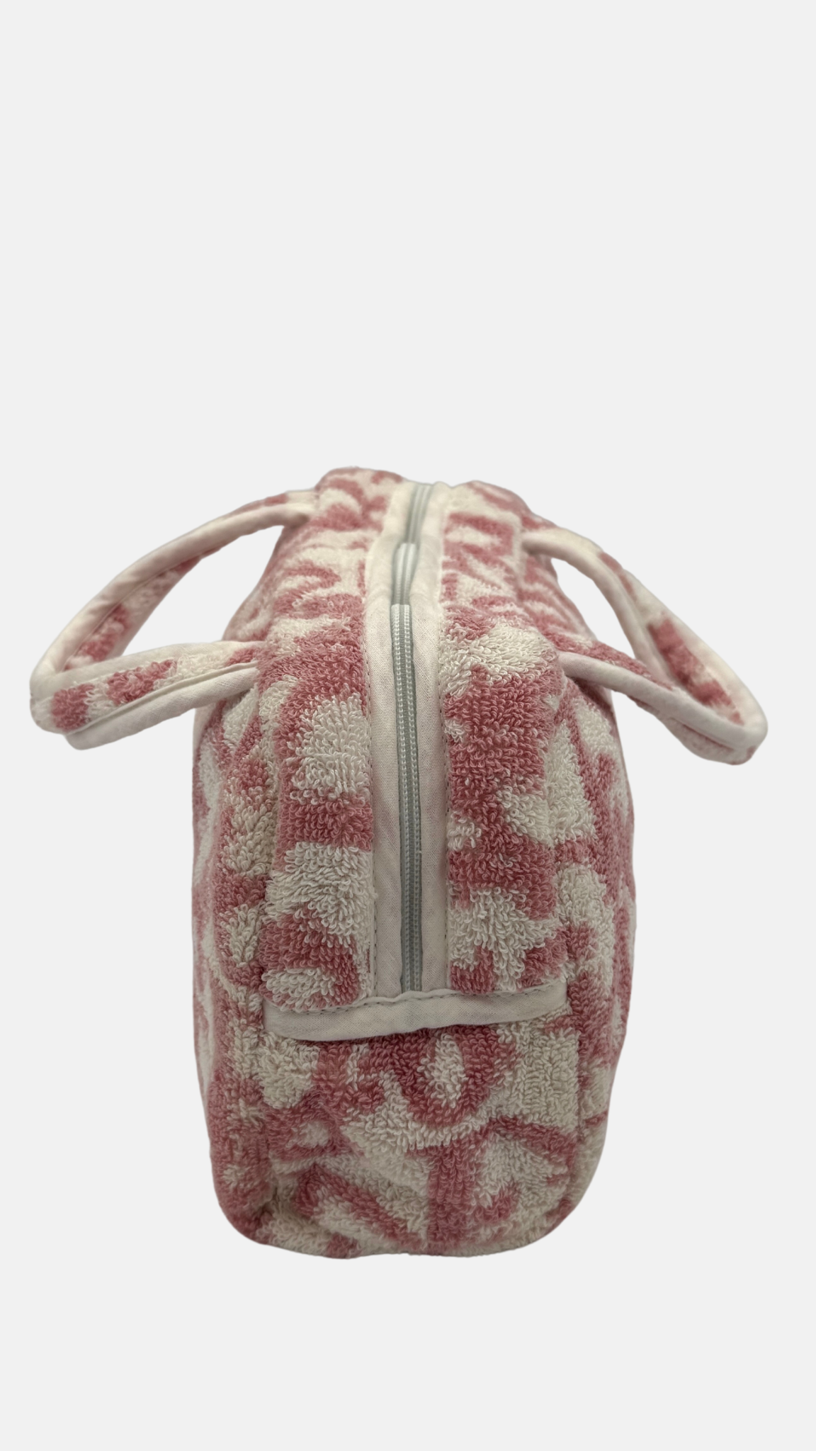 DIOR PINK TERRY CLOTH BAG