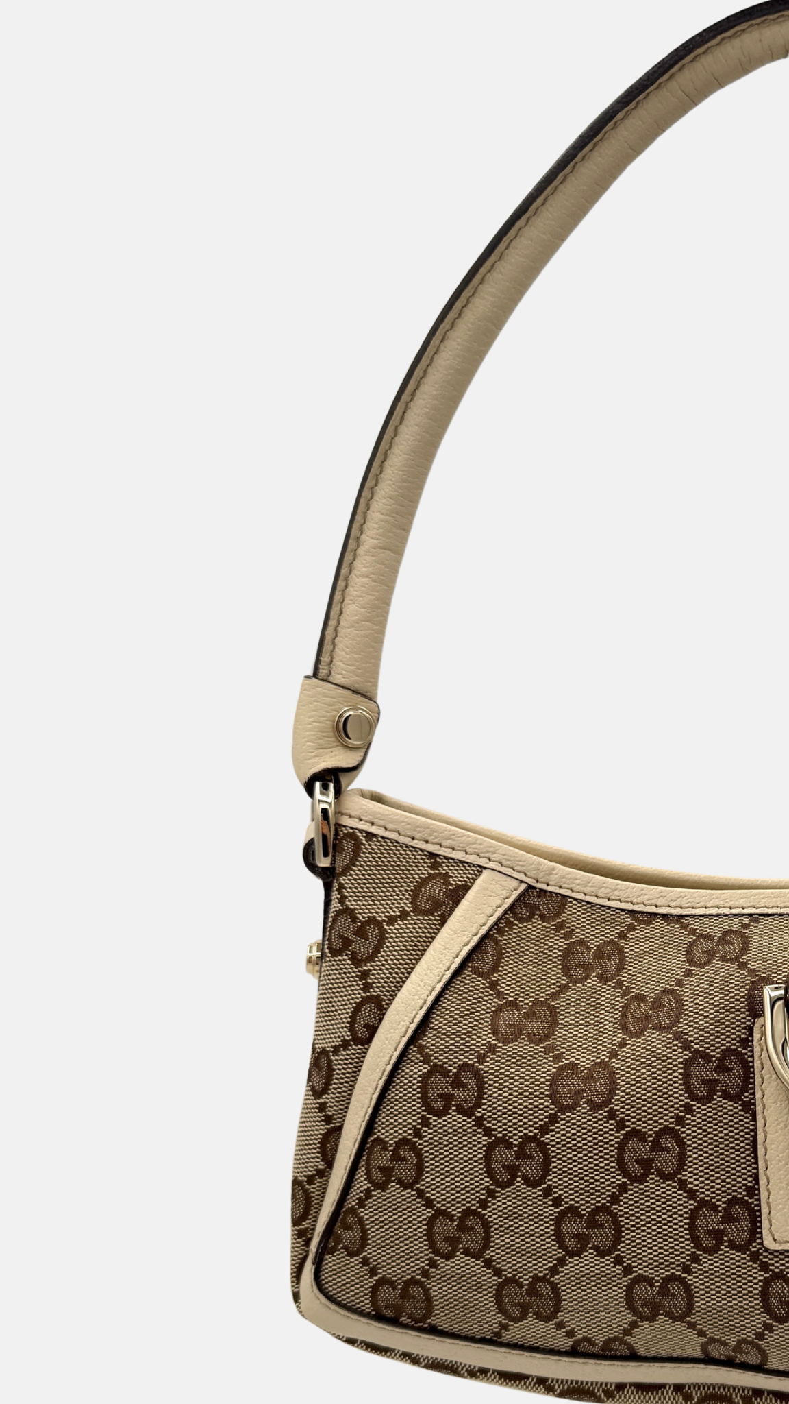GUCCI MONOGRAM CANVAS POCHETTE